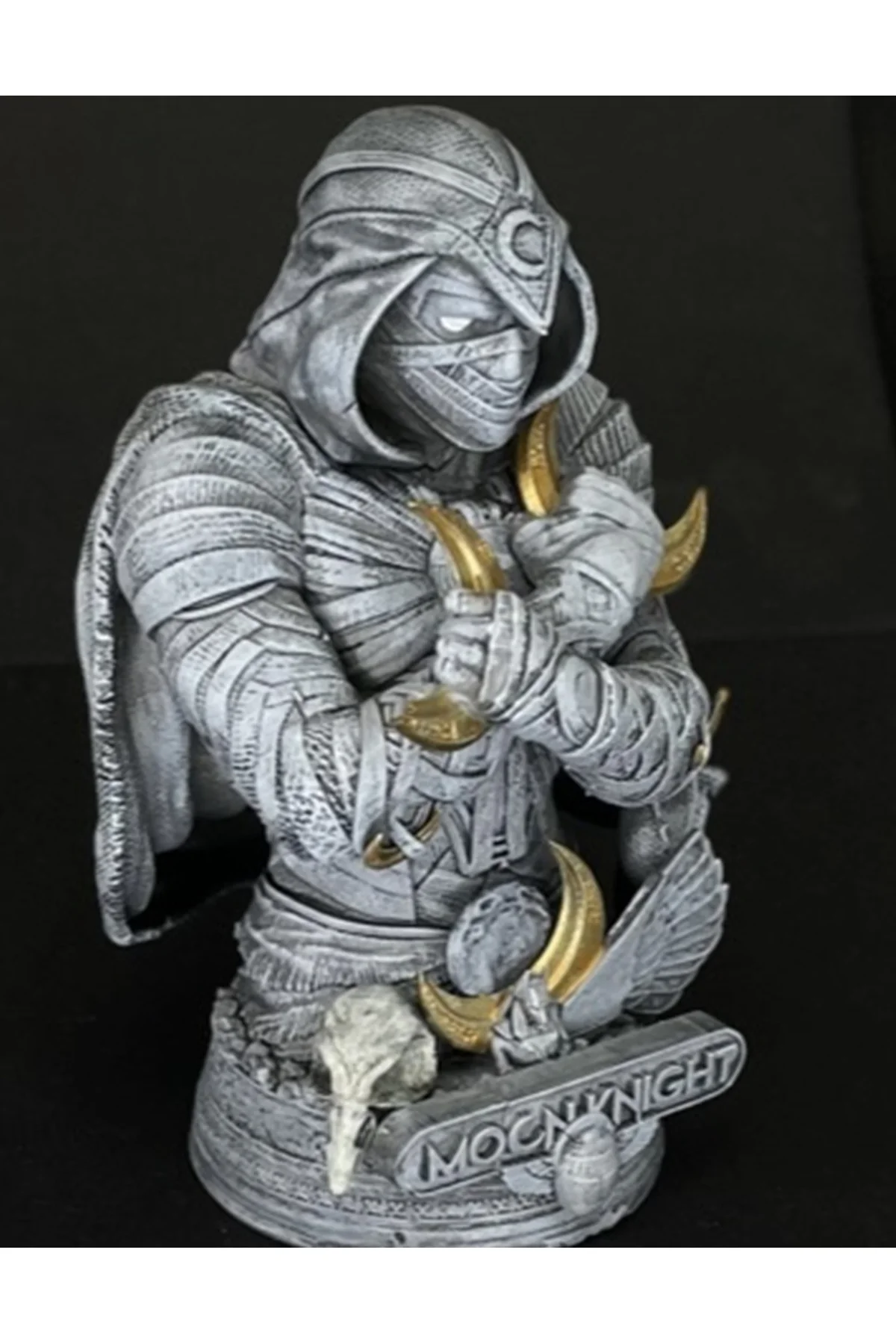 Marvel Moon Knight Figür Marc Spector Moon Knight Figür Büyük Boy 25CM