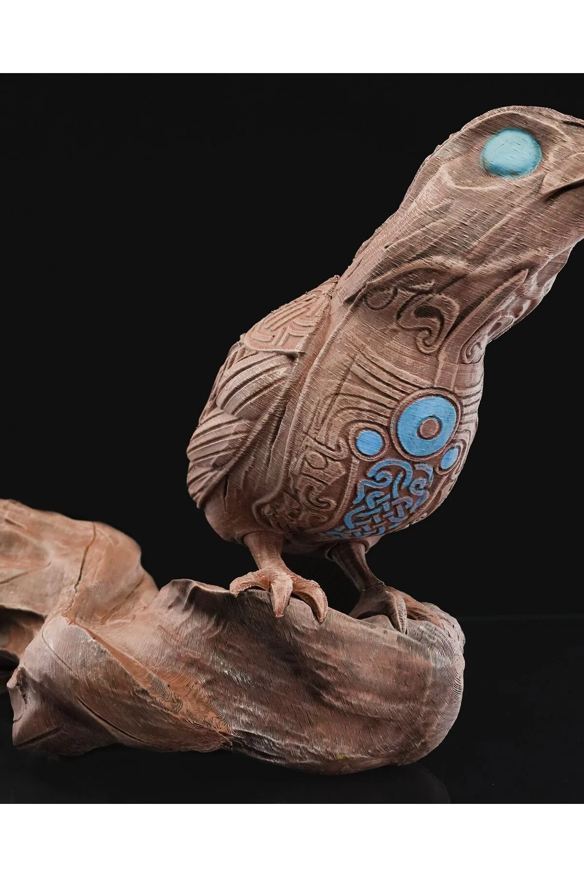 Marvel Odin Thor Hugin Munin İskandinav Dekoratif Munin Figür Büyük Boy