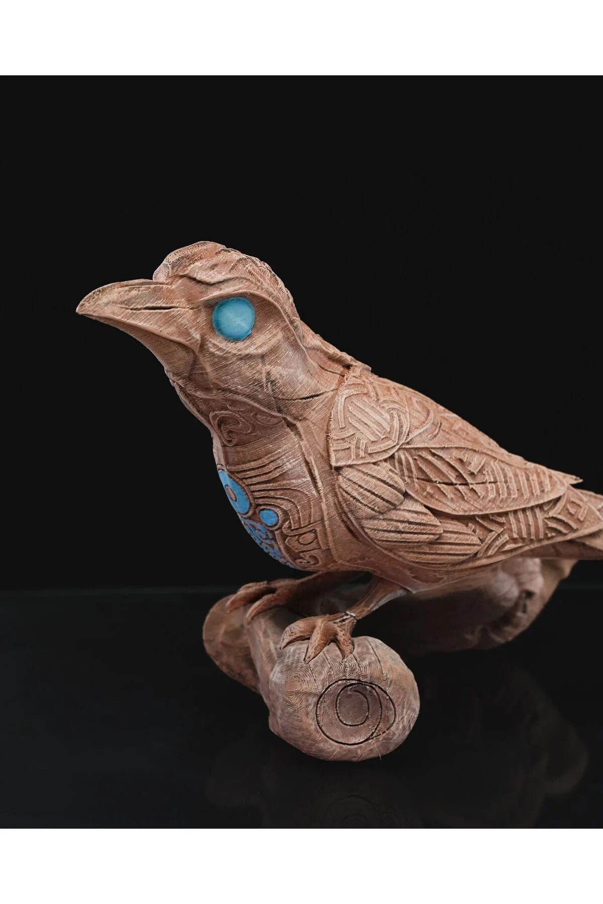 Marvel Odin Thor Hugin Munin İskandinav Dekoratif Munin Figür Büyük Boy