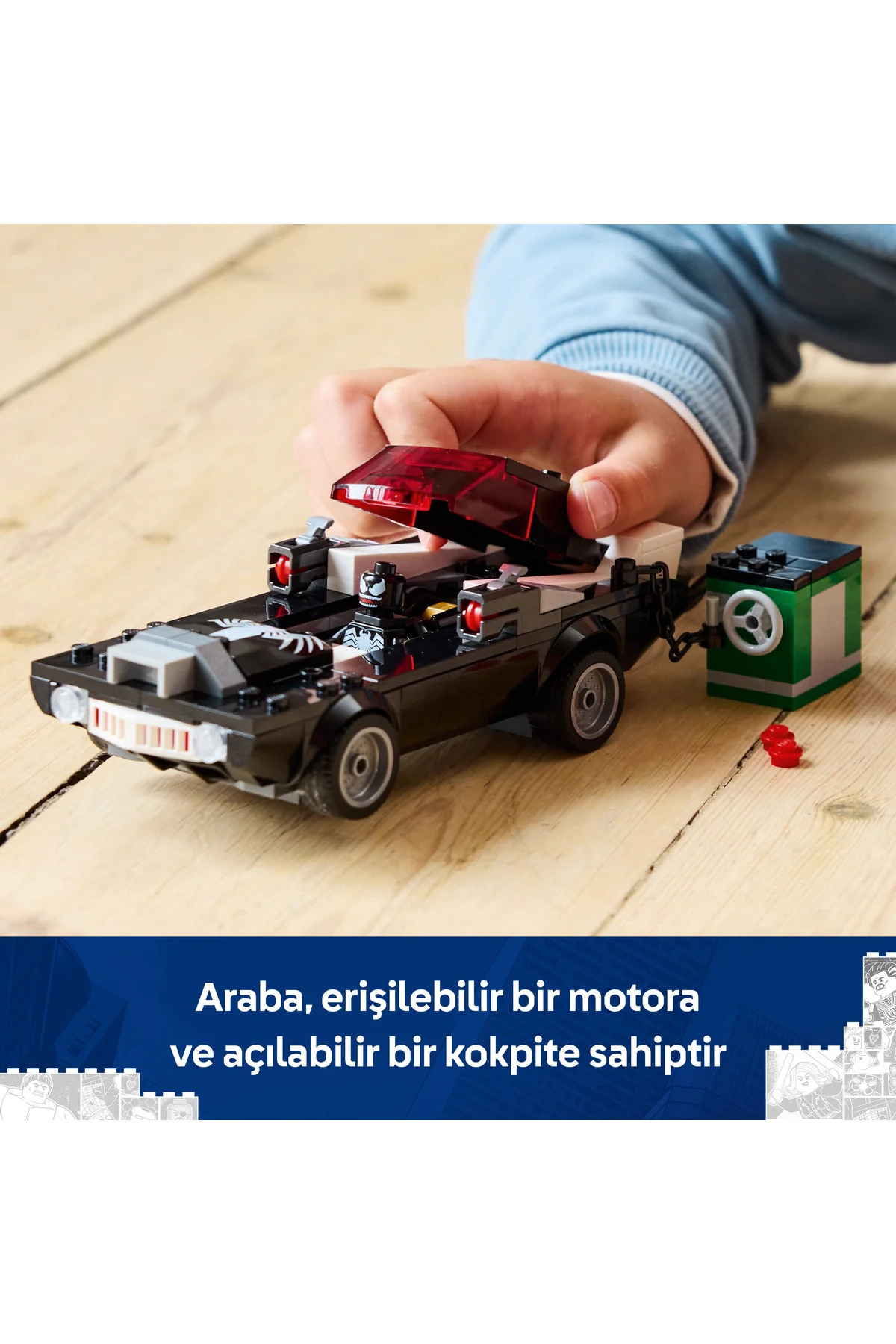 Lego ® Marvel Örümcek Adam, Venom Arabasına Karşı 76309 - 7+ Çocuklar