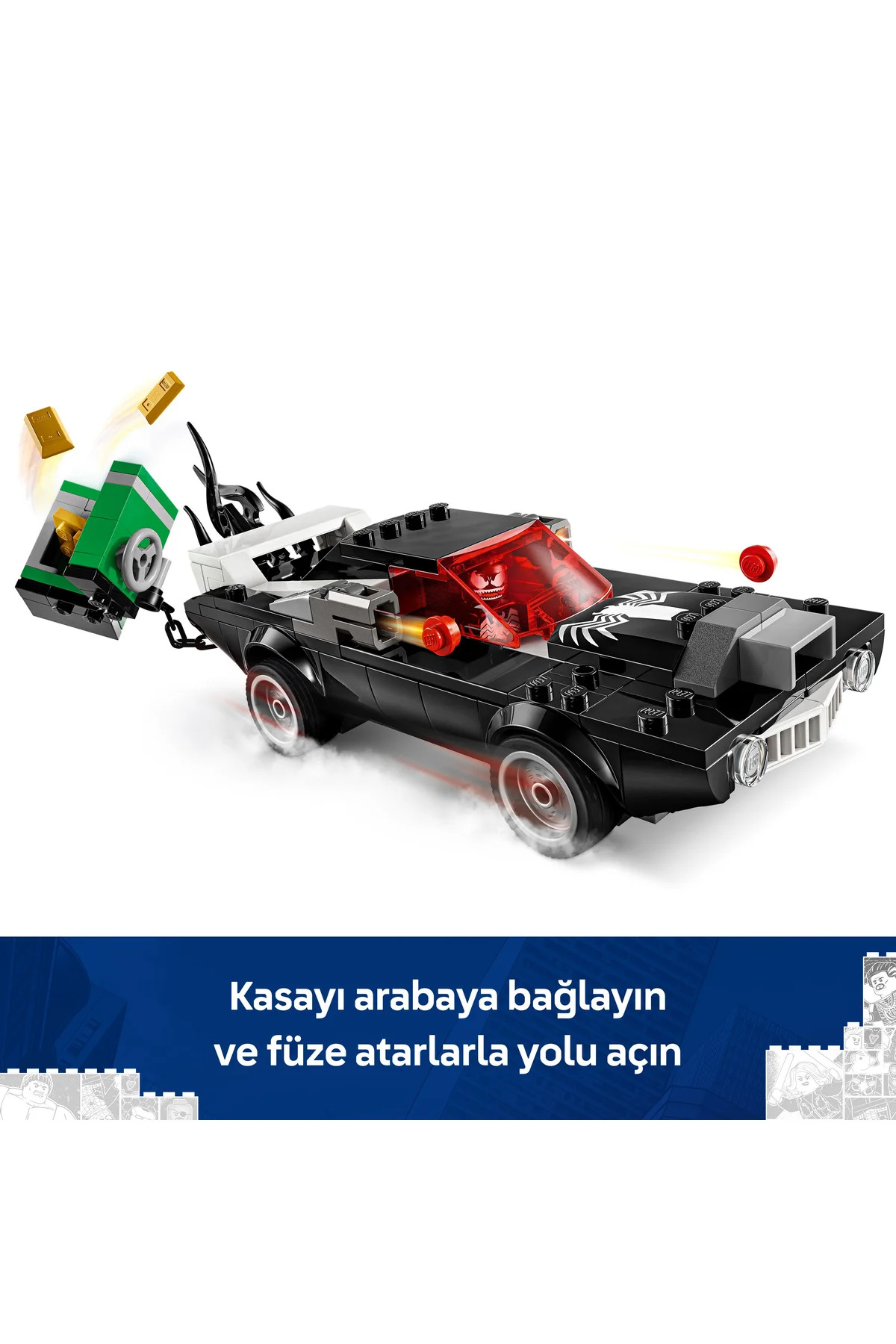 Lego ® Marvel Örümcek Adam, Venom Arabasına Karşı 76309 - 7+ Çocuklar