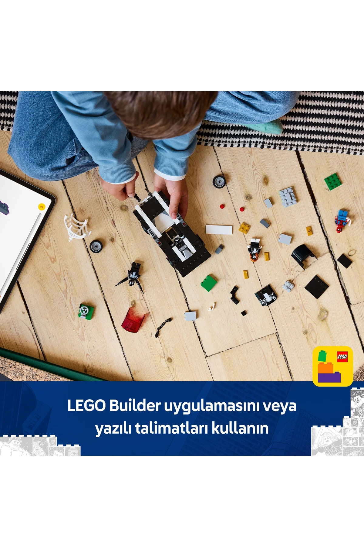 Lego ® Marvel Örümcek Adam, Venom Arabasına Karşı 76309 - 7+ Çocuklar