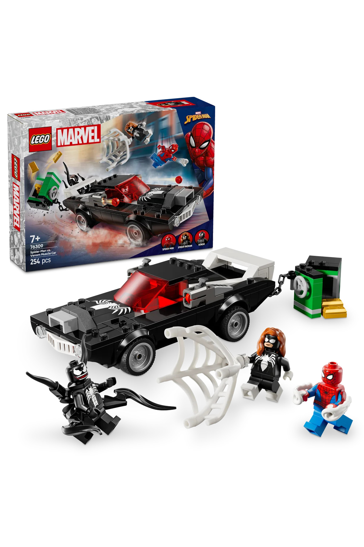 Lego ® Marvel Örümcek Adam, Venom Arabasına Karşı 76309 - 7+ Çocuklar