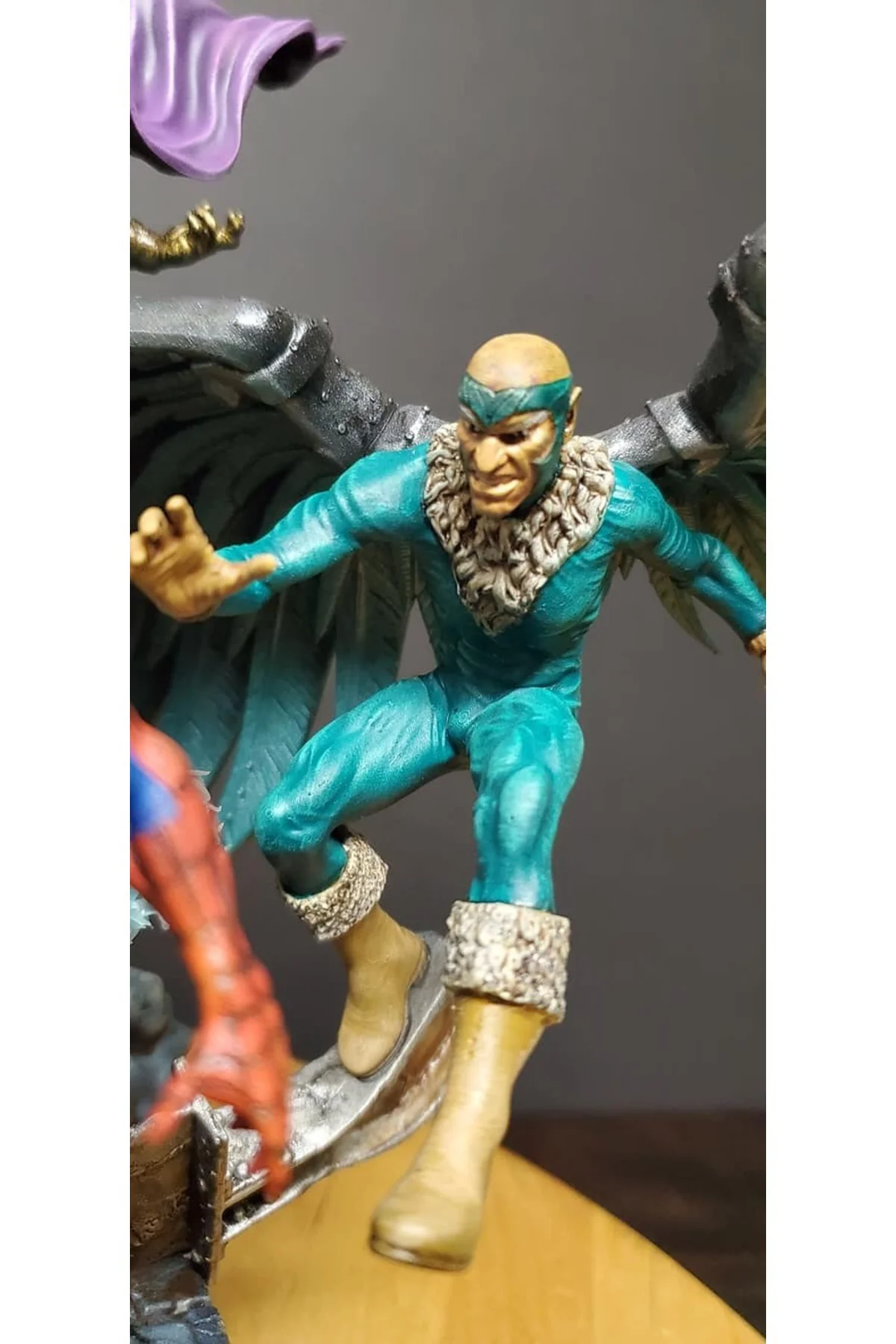 Marvel Sinister Six Figür Spiderman Figür Uğursuz Altı Figür Büyük Boy 30CM