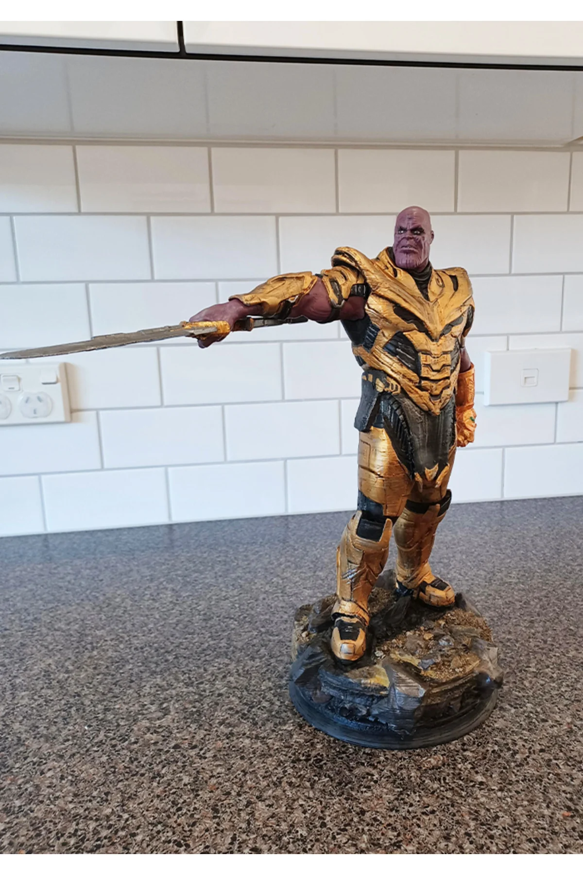 Marvel Thanos Figür Avangers Thanos Obje 25CM Büyük Boy
