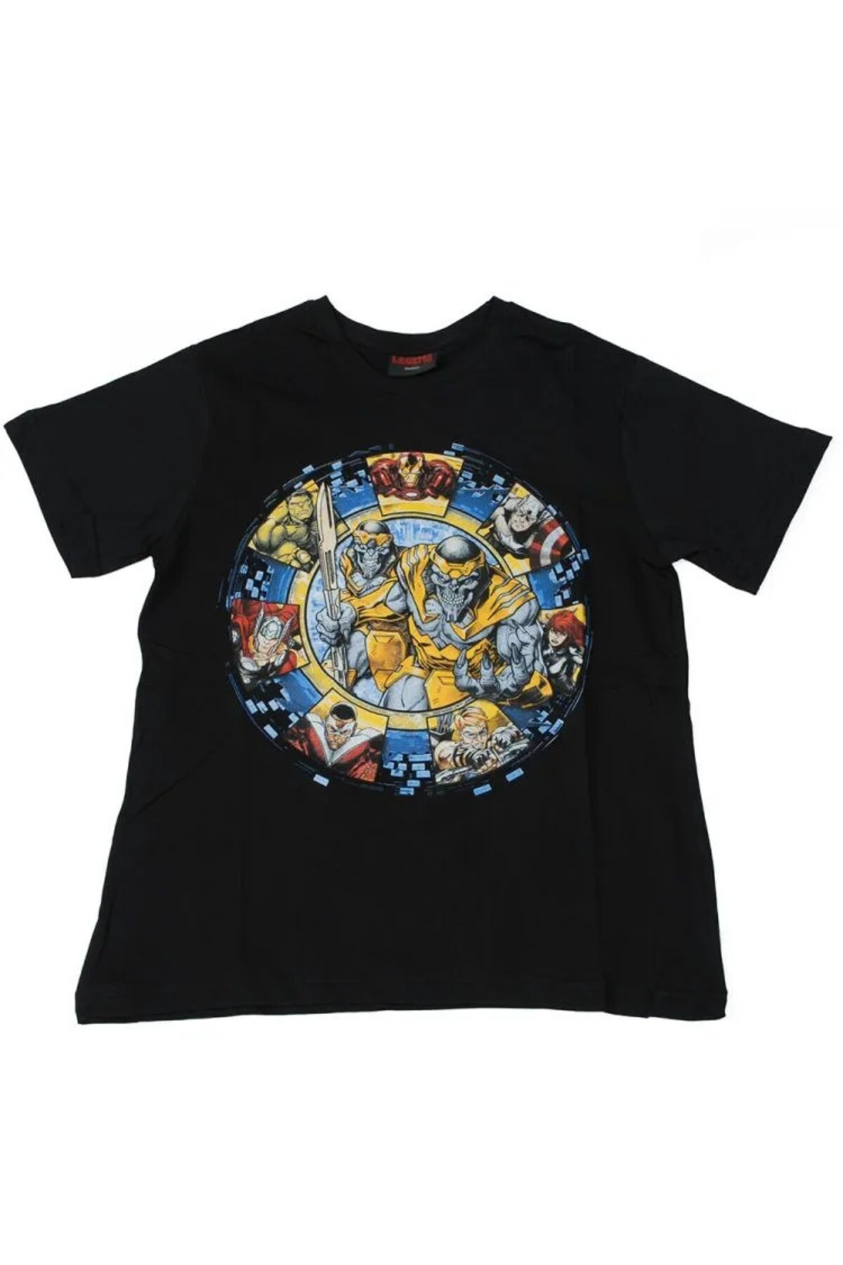 Marvel The Avengers vs Chitauri Tişört Siyah