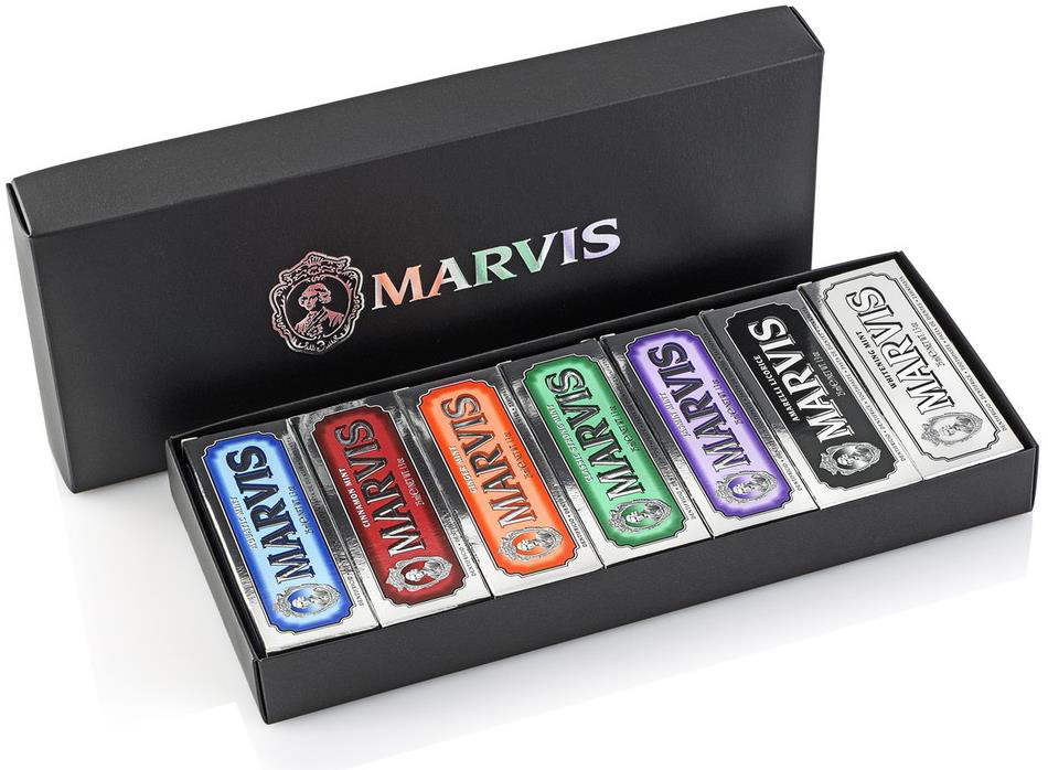 Marvis Diş Macunu 25 ml Lezzet Koleksiyonu Siyah Kutu Hediye Seti Marvis Diş Macunu 25 ml Lezzet Koleksiyonu Siyah Kutu Hediye Seti
