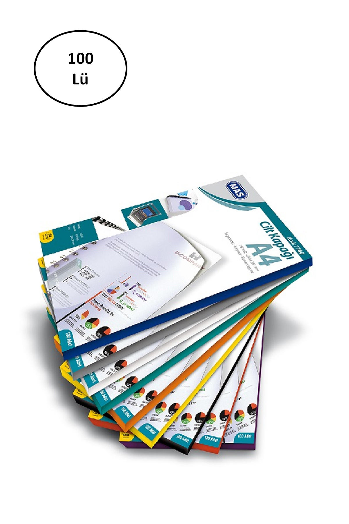 Just Cheap Store Mas Cilt Kapağı Pp A4 Kırmızı 100'Lü