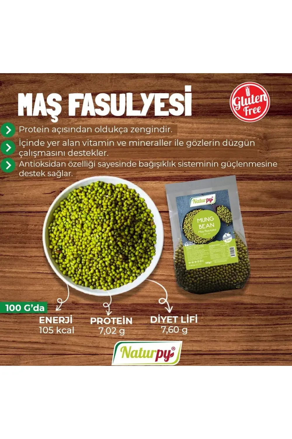 Naturpy Maş Fasulyesi 500 G