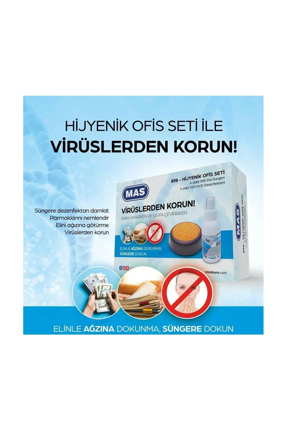 Just Cheap Store Mas Hijyenik Ofis Seti 898