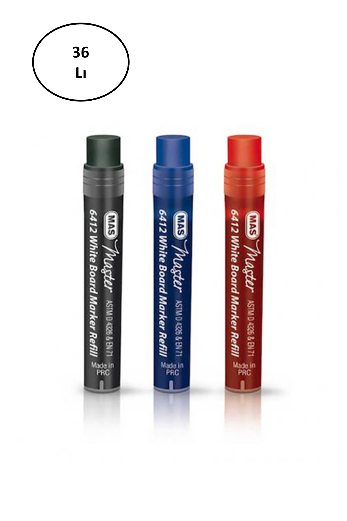 Just Cheap Store Mas Marker 6418 Whiteboard Kartuşu Mavi - Markör 36'Li