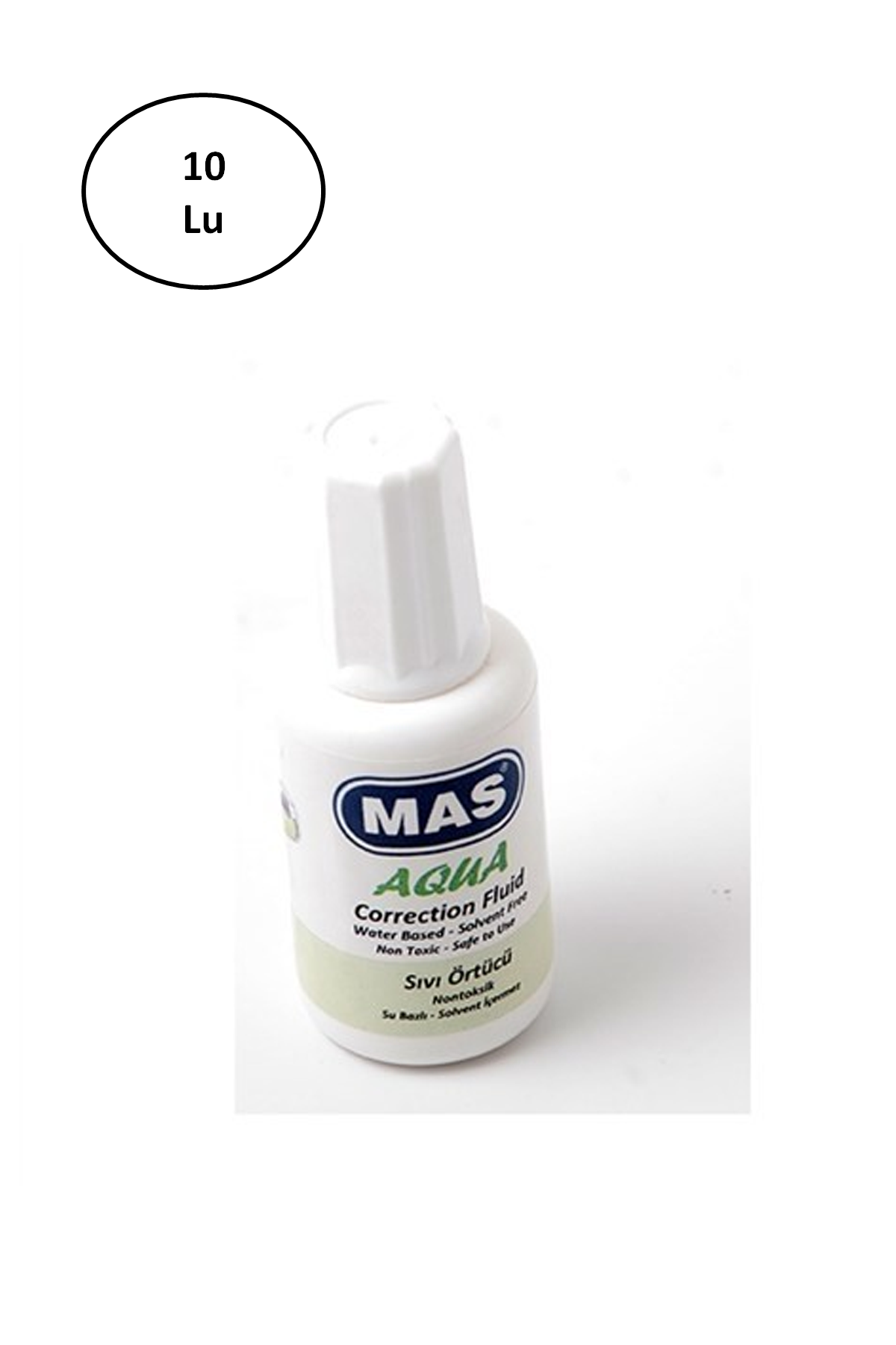 Just Cheap Store Mas Su Bazlı Sıvı Örtücü Silici 20Ml 10'Lu