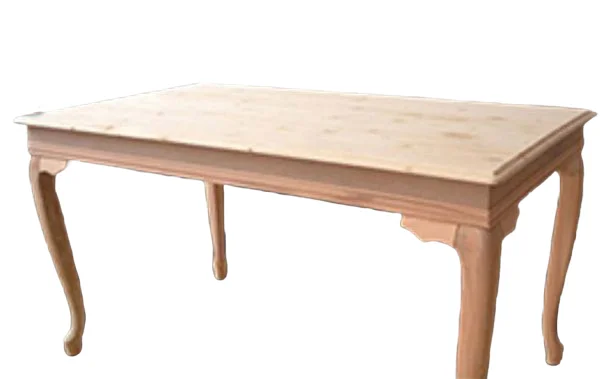 Masa 13576 model ahşap LADİN masif sabit tabla Klasik kayın ASLAN