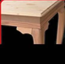 Masa 13587 ASLAN ayak Tk Kayın Kaplama açılır tabla Kayın Torna a