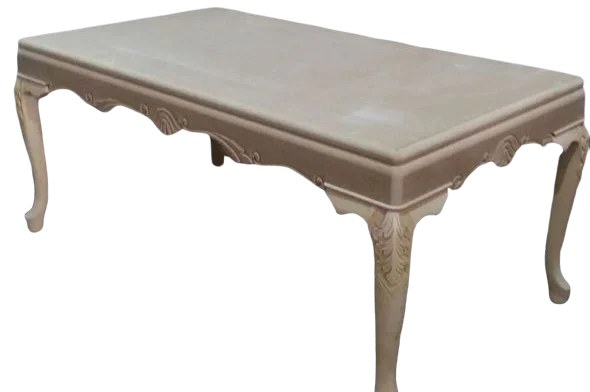 Masa 13589 LÜKENS ASLAN ayak Model Kayın oyma ayak Mdf HAM sabit 