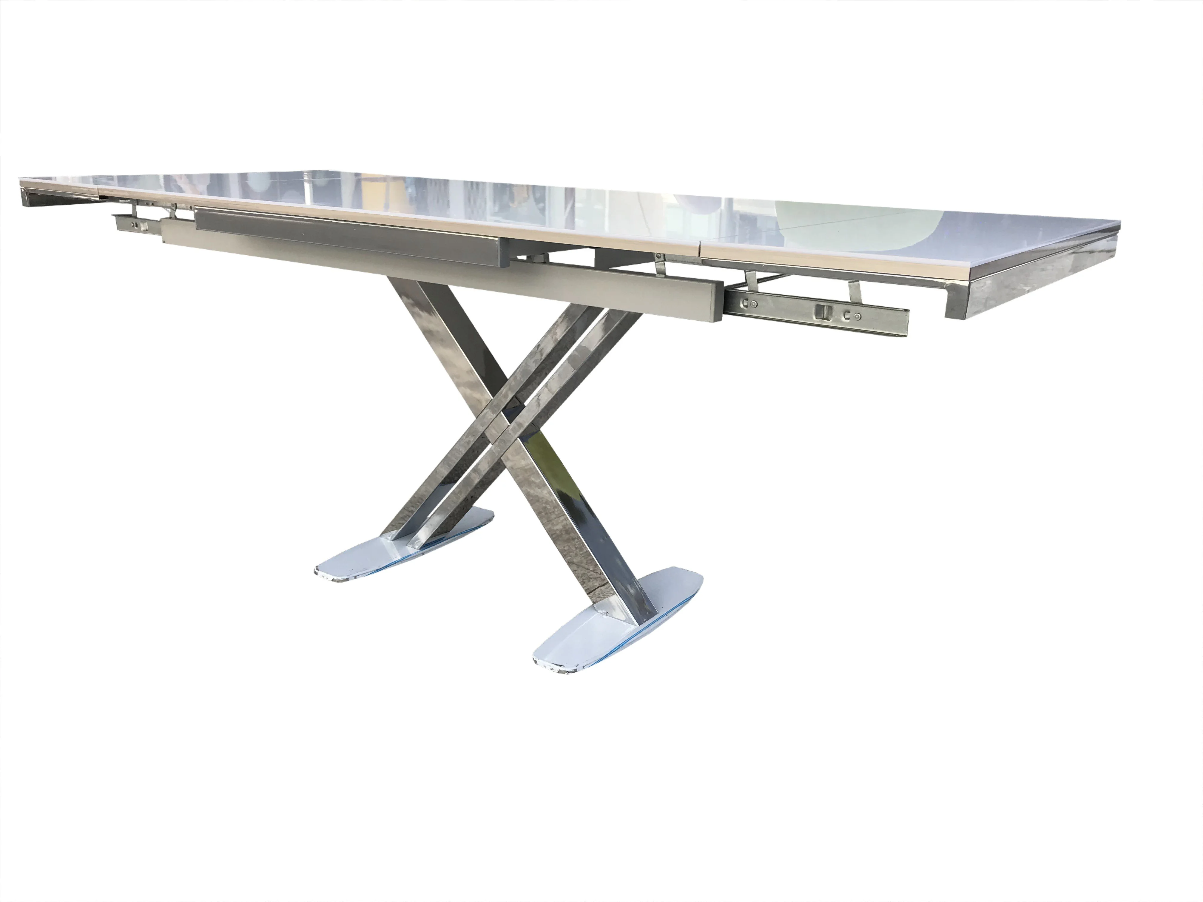Masa 13661 X AYAK Model Metal Nikelaj Kelebek Yan Açılır Üstü cam Masa 13661 X AYAK Model Metal Nikelaj Kelebek Yan Açılır Üstü cam