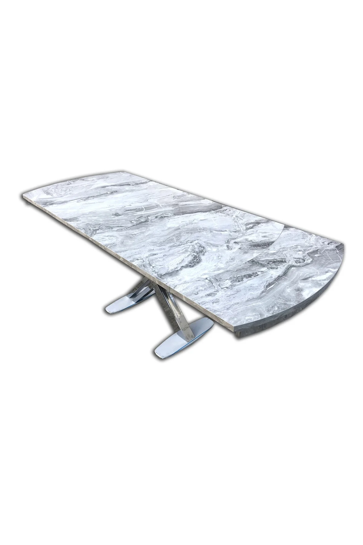 Masa 13714 X AYAK Model Metal Nikelaj Ayak Kelebek Yan Açılır Kutu sevk El yapım Masa 13714 X AYAK Model Metal Nikelaj Ayak Kelebek Yan Açılır Kutu sevk El yapım - Görsel 2