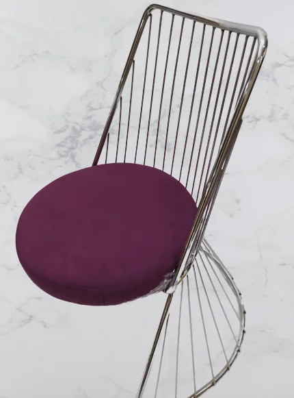 Masa 14152 TEL Sandalye Tk Metal Nikelaj  Ayak Japon Temper Kırıl