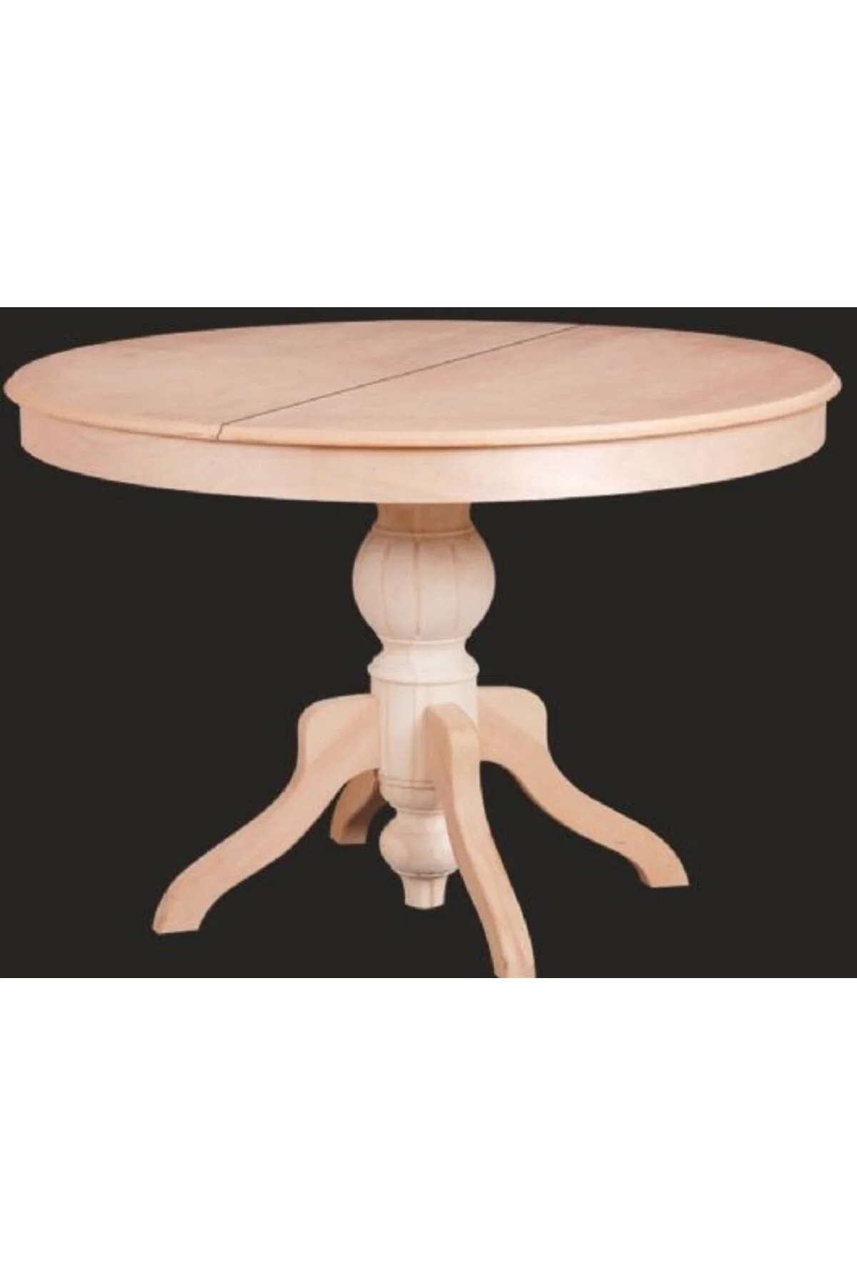 Masa 14560 Baba Ayak Kayın Kaplam MDF Tabla Ihlamur Ayak HAM Natüre 110 el yapım - Görsel 4