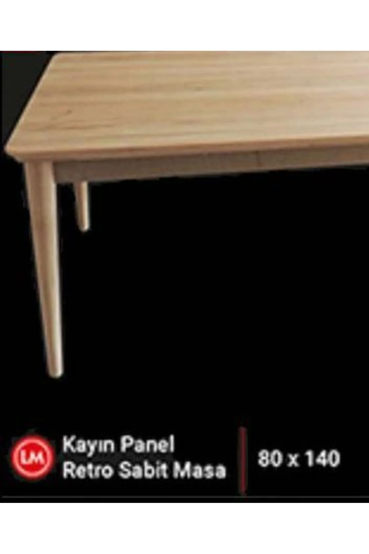 Masa 17772 RETRO Klasik Model Panel Tabla Torna Ayk HAM sabit Kutu sevk El Yapım - Görsel 2