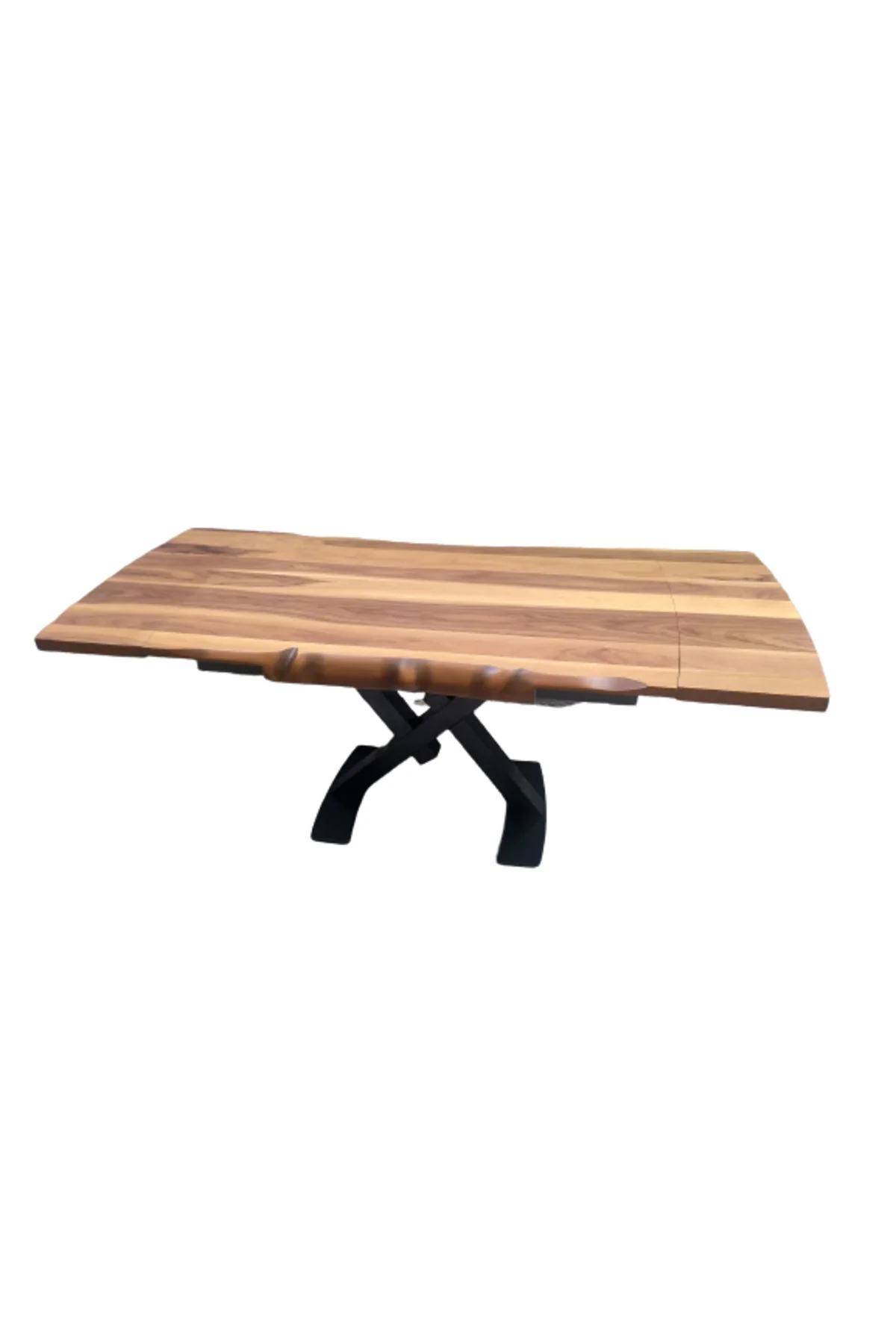 Masa 17916 KÜTÜK DESEN Tk Model X metal ayak Açıl Tabla kütük desen El Yapım Masa 17916 KÜTÜK DESEN Tk Model X metal ayak Açıl Tabla kütük desen El Yapım