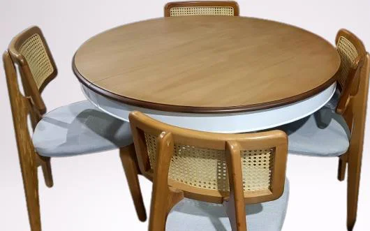 Masa 90182 Sandaly Tk 90182 Ihlamur Baba Ayak MDF Tabla 120 Beyaz