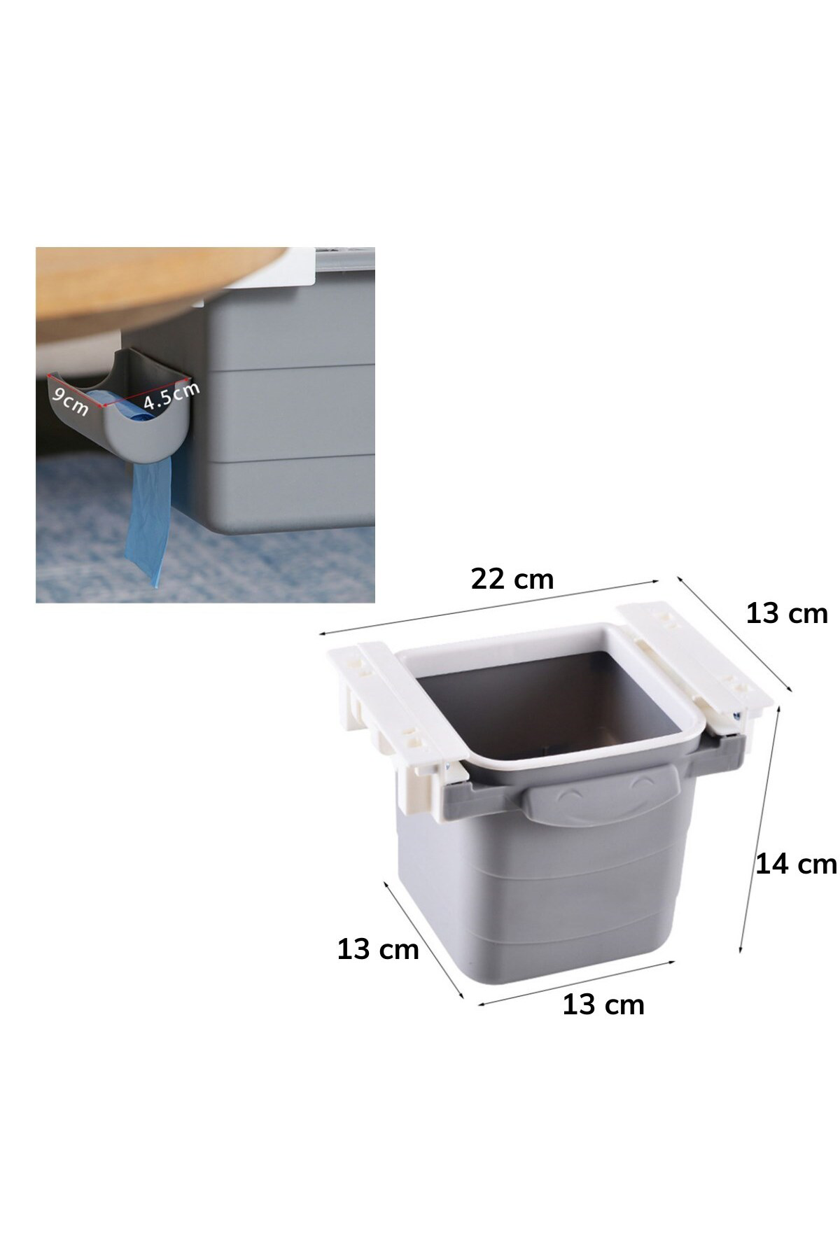 Ok Aksesuar Masa Altı Sürgülü Mini Çöp Kovası Go50603156570