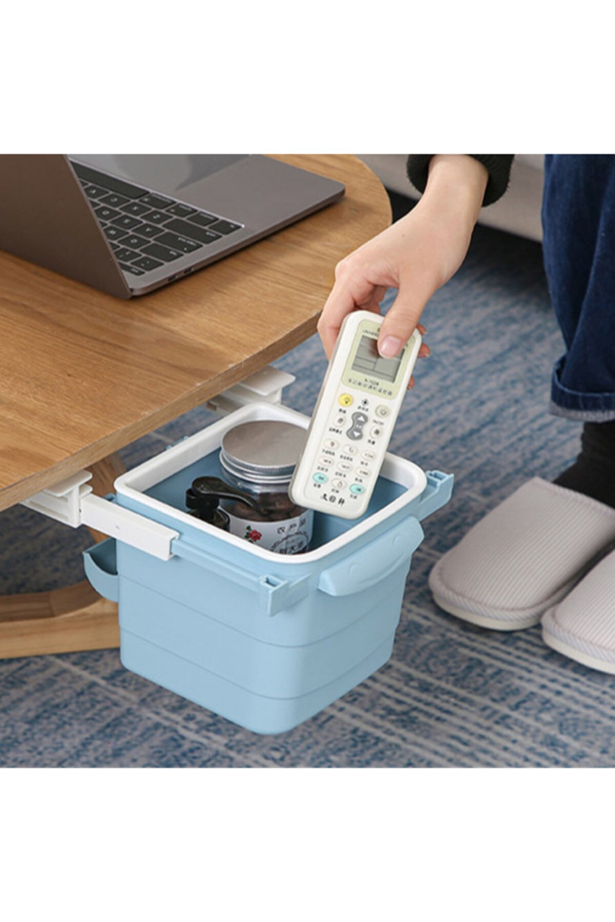 Ok Aksesuar Masa Altı Sürgülü Mini Çöp Kovası Go50603156570