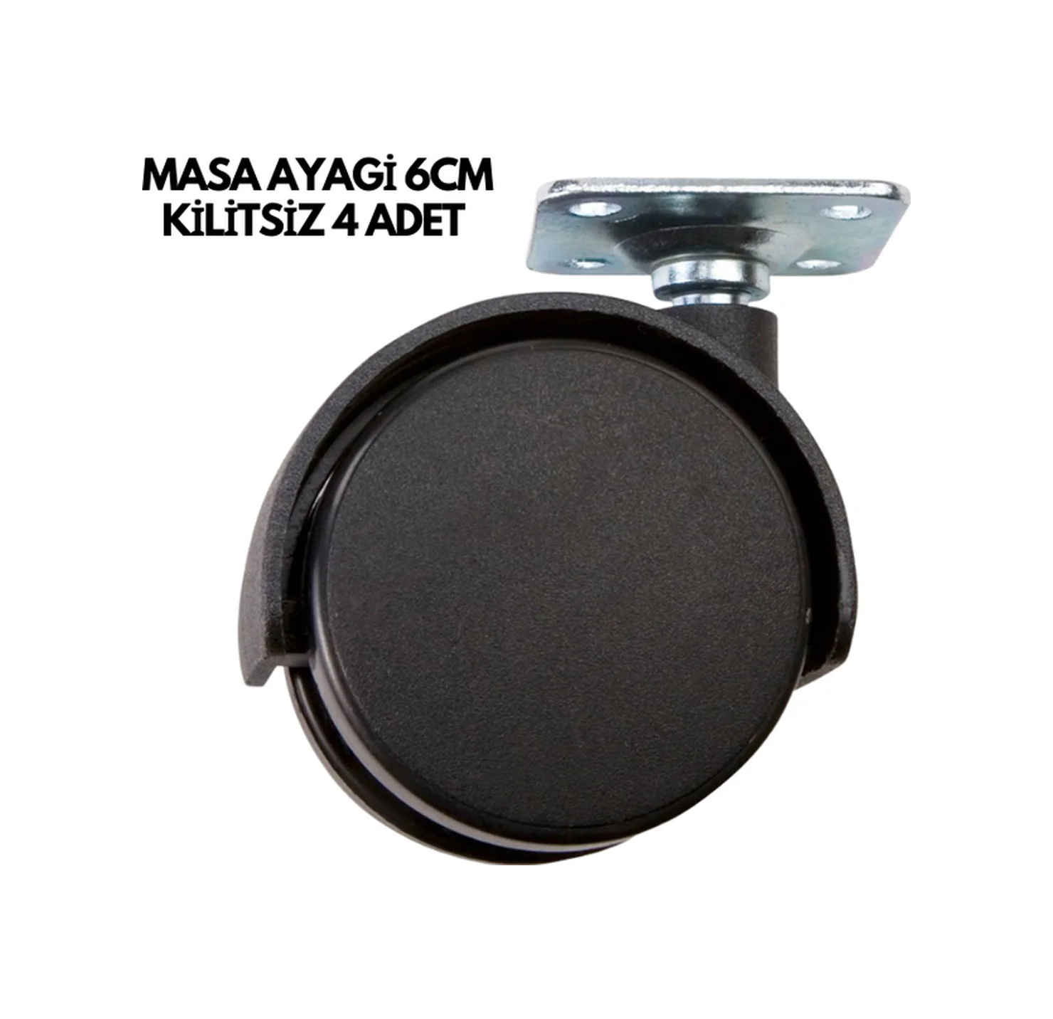 Masa Ayağı 6cm Kilitsiz 4 Adet - Lisinya Diğer