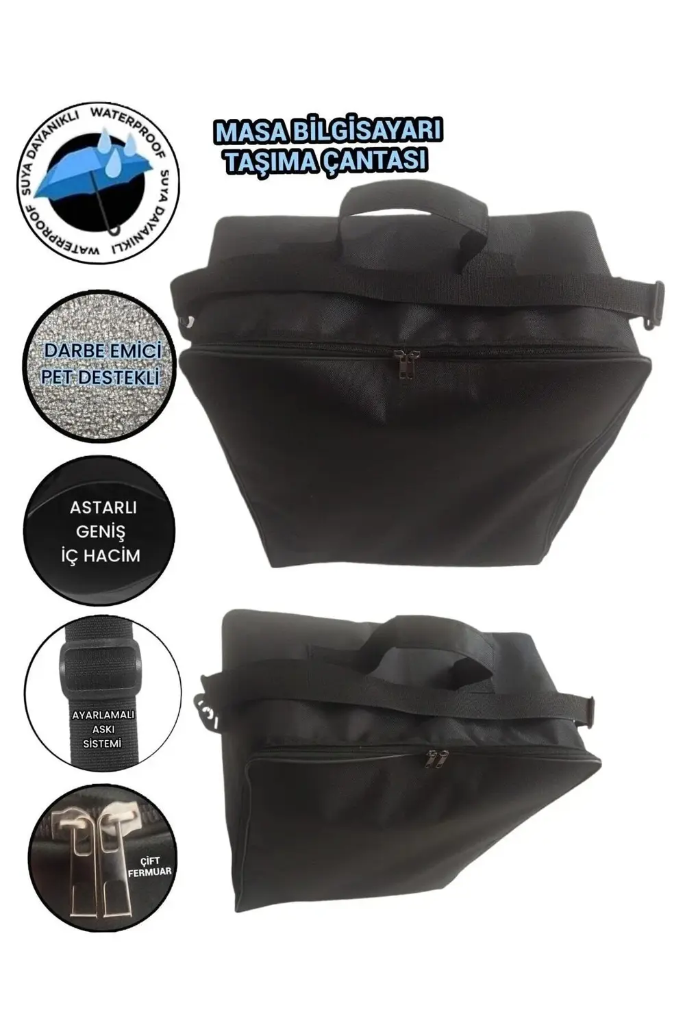Masa Bilgisayarı Kasa Taşıma Çantası
