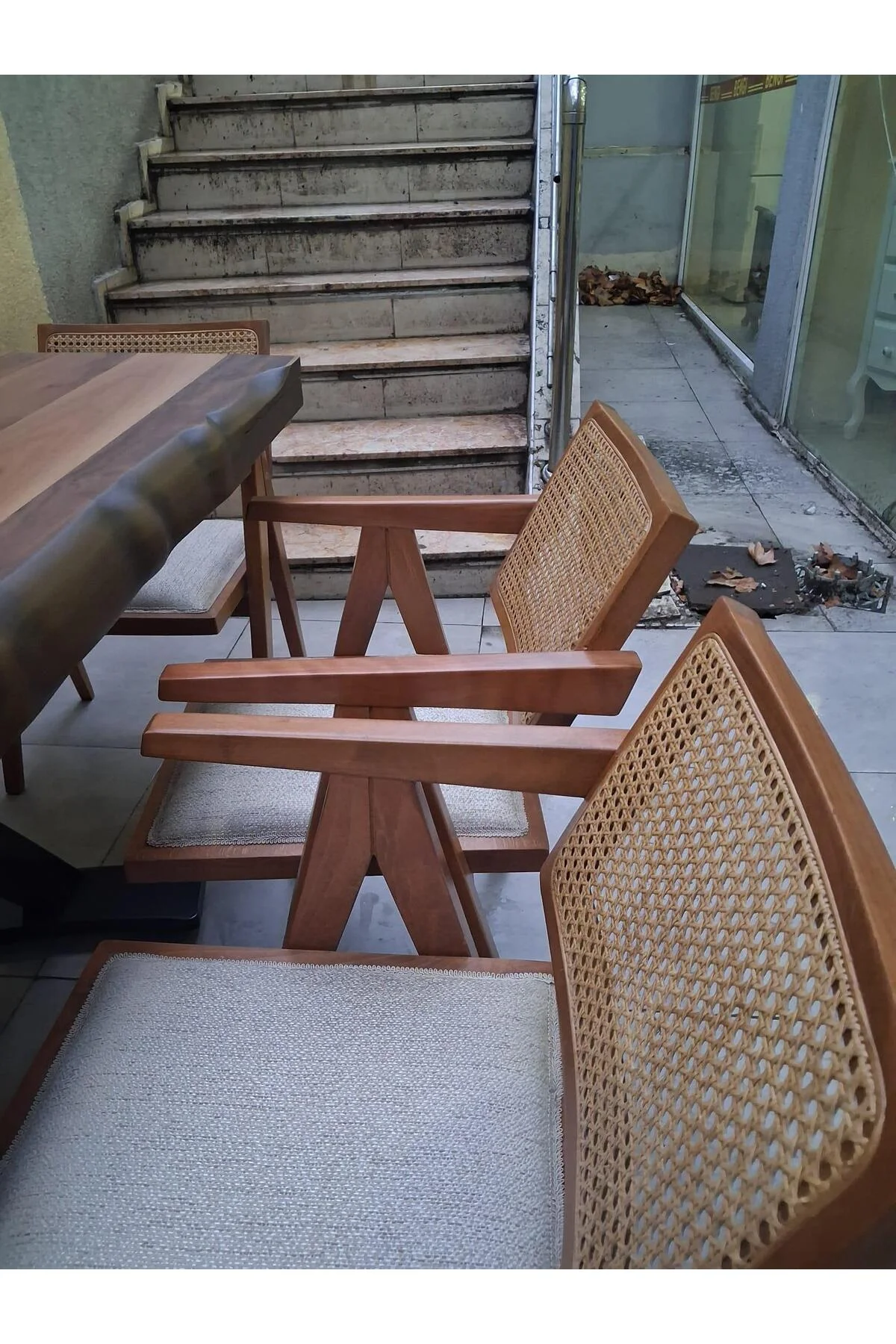 Masa Kütük 90545 V Ayak Açılır Ahşap Boyalı Adet Sandalye Takım Masa Kütük 90545 V Ayak Açılır Ahşap Boyalı Adet Sandalye Takım - Görsel 6