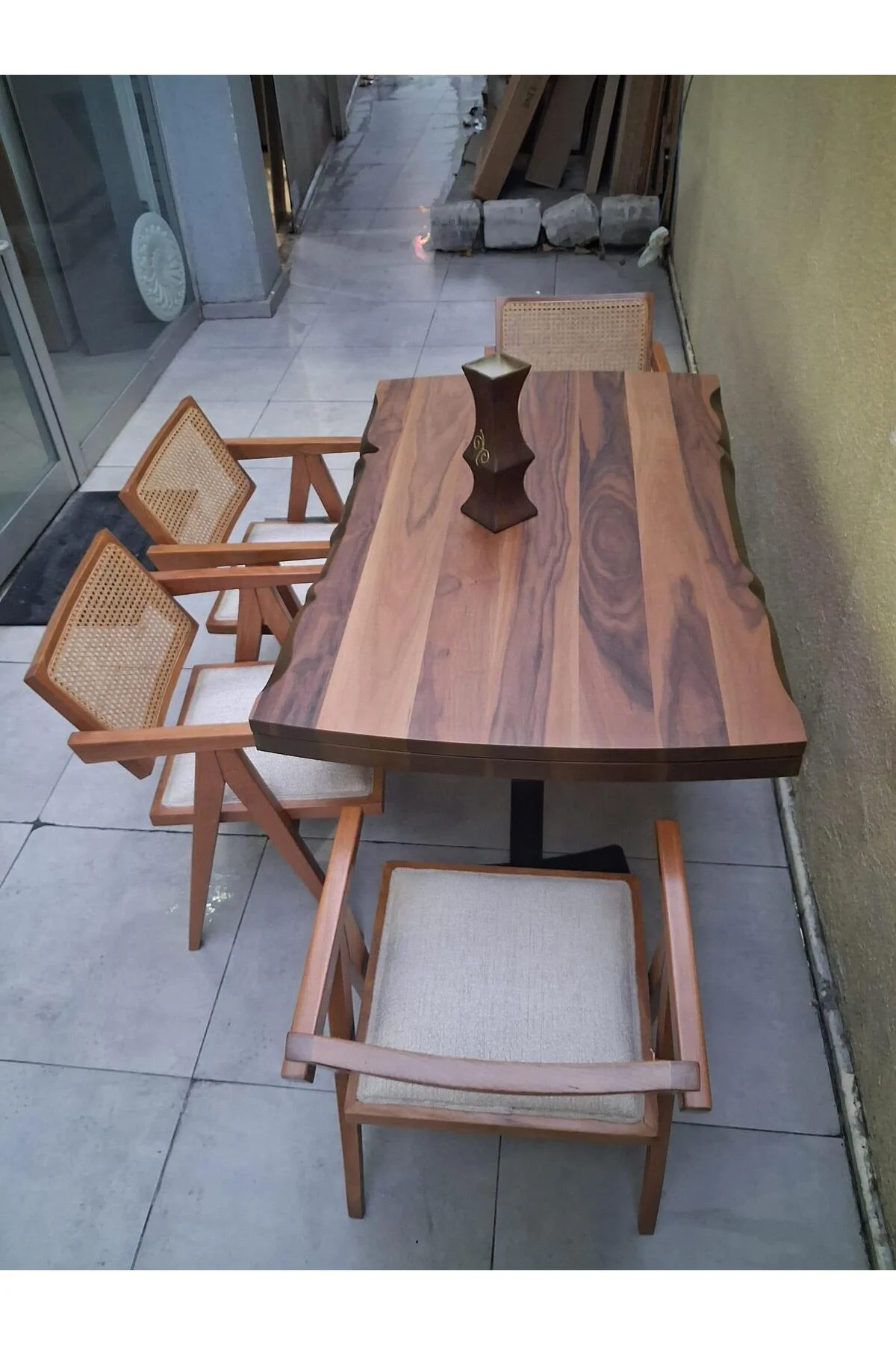 Masa Kütük 90545 V Ayak Açılır Ahşap Boyalı Adet Sandalye Takım Masa Kütük 90545 V Ayak Açılır Ahşap Boyalı Adet Sandalye Takım