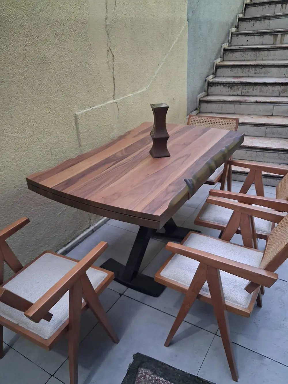Masa Kütük 90545 V Ayak Açılır Ahşap Boyalı Adet Sandalye Takım Masa Kütük 90545 V Ayak Açılır Ahşap Boyalı Adet Sandalye Takım