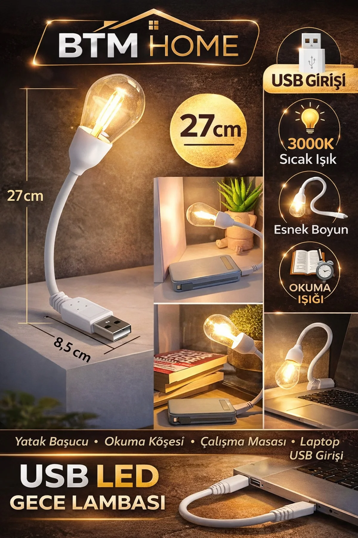Masa Lambası Esnek Okuma Işığı Gece Lambası Taşınabilir Laptop Po Masa Lambası Esnek Okuma Işığı Gece Lambası Taşınabilir Laptop Po
