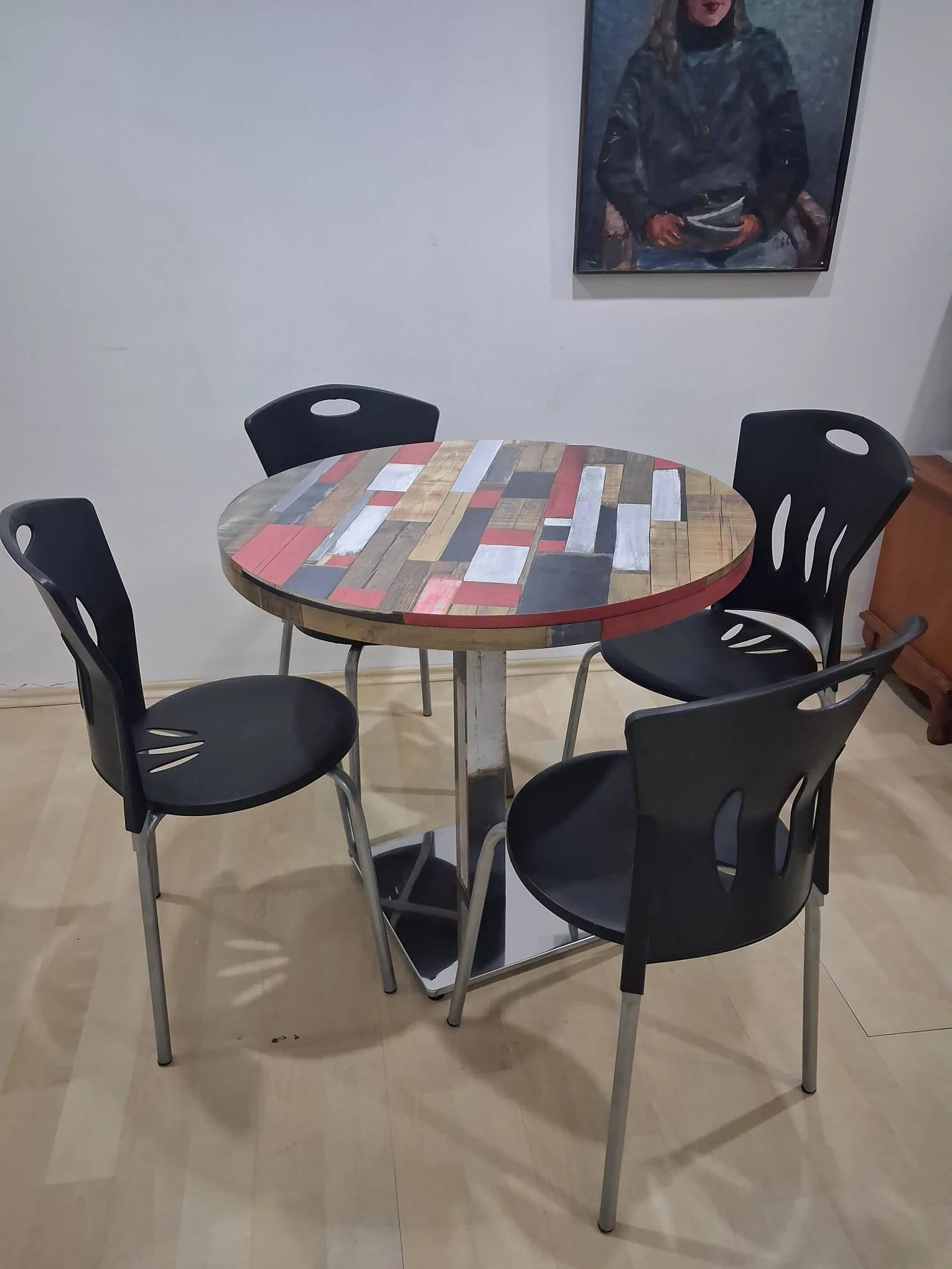 Masa Laminant 90688 Model Krom Tek Ayak Ad Plastik Sandalye Tabla Masa Laminant 90688 Model Krom Tek Ayak Ad Plastik Sandalye Tabla