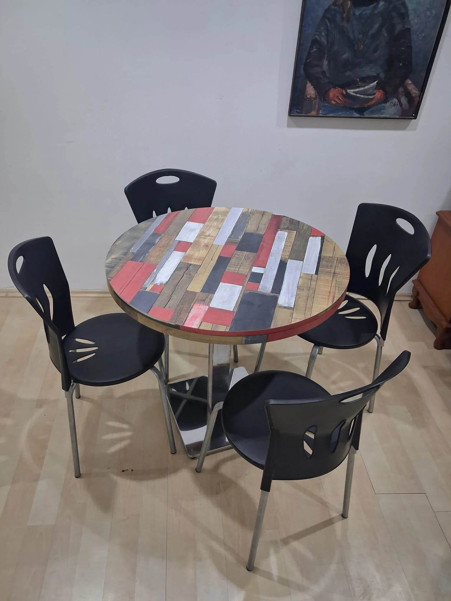 Masa Laminant 90688 Model Krom Tek Ayak Ad Plastik Sandalye Tabla Masa Laminant 90688 Model Krom Tek Ayak Ad Plastik Sandalye Tabla