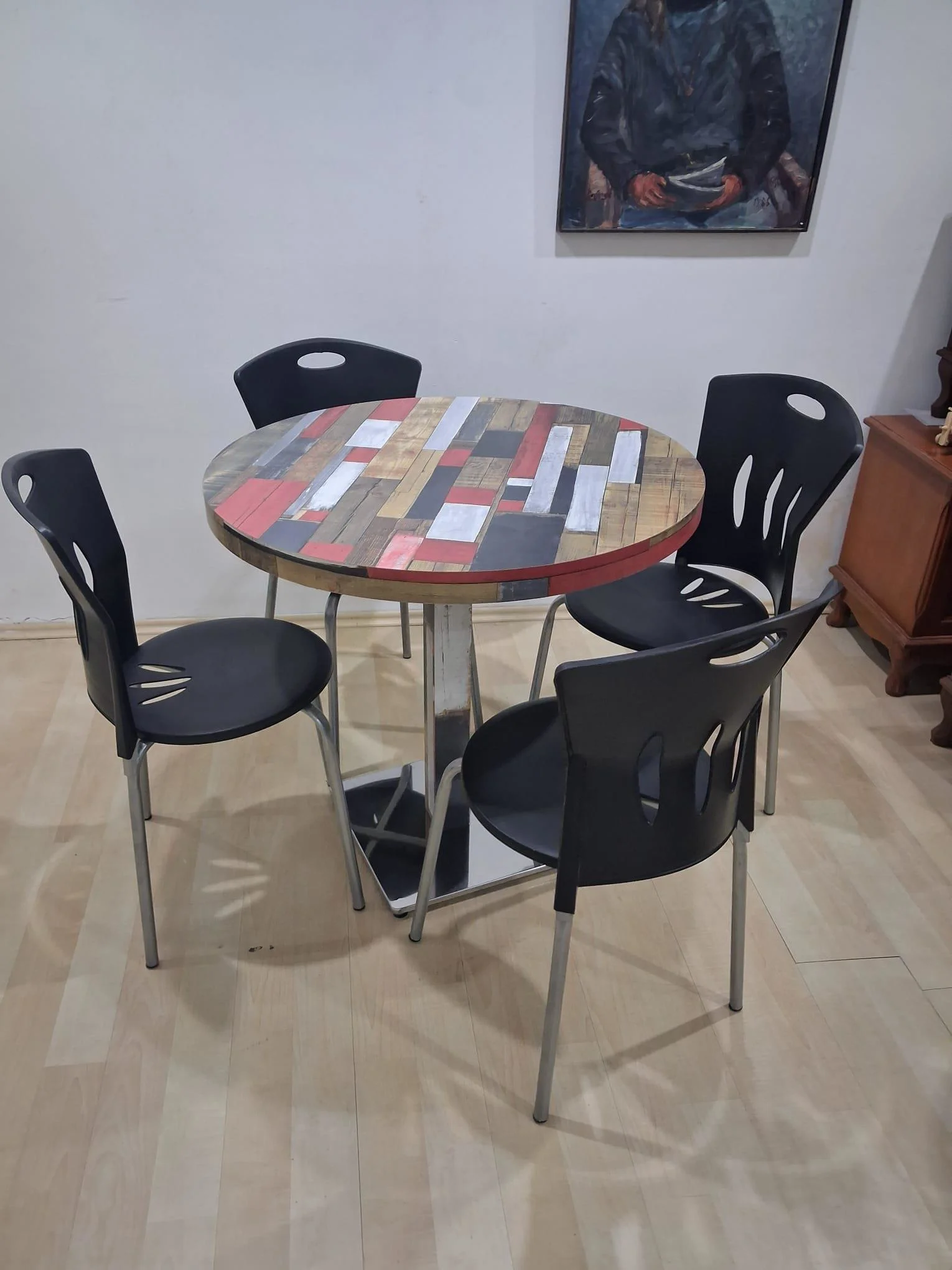 Masa Laminant 90688 Model Krom Tek Ayak Ad Plastik Sandalye Tabla Masa Laminant 90688 Model Krom Tek Ayak Ad Plastik Sandalye Tabla
