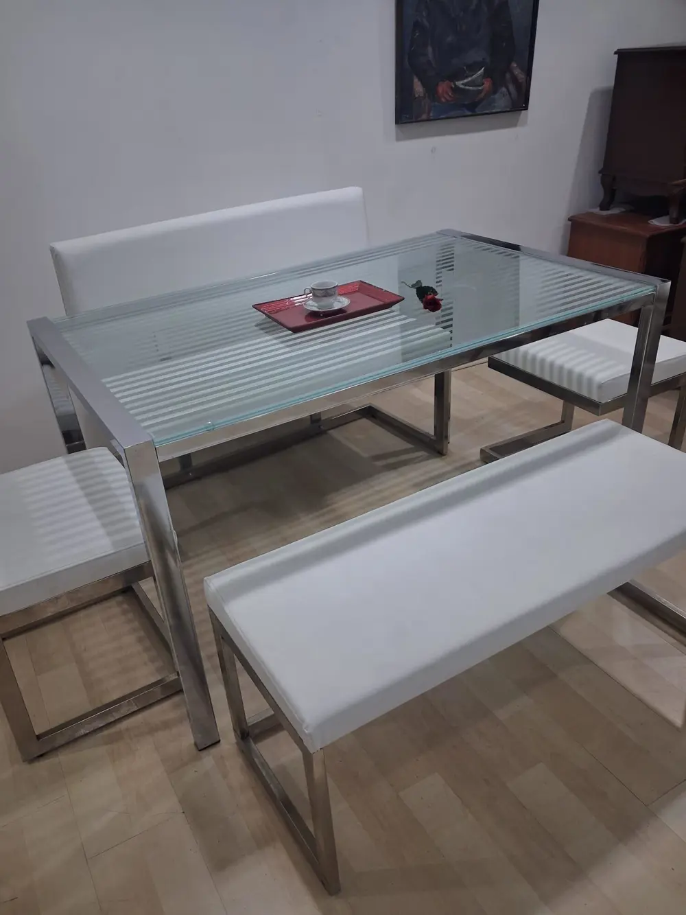 Masa-LOCA BANK tk 17347 Model Metal Nikelaj Suni deri Kırılmaz Te Masa-LOCA BANK tk 17347 Model Metal Nikelaj Suni deri Kırılmaz Te