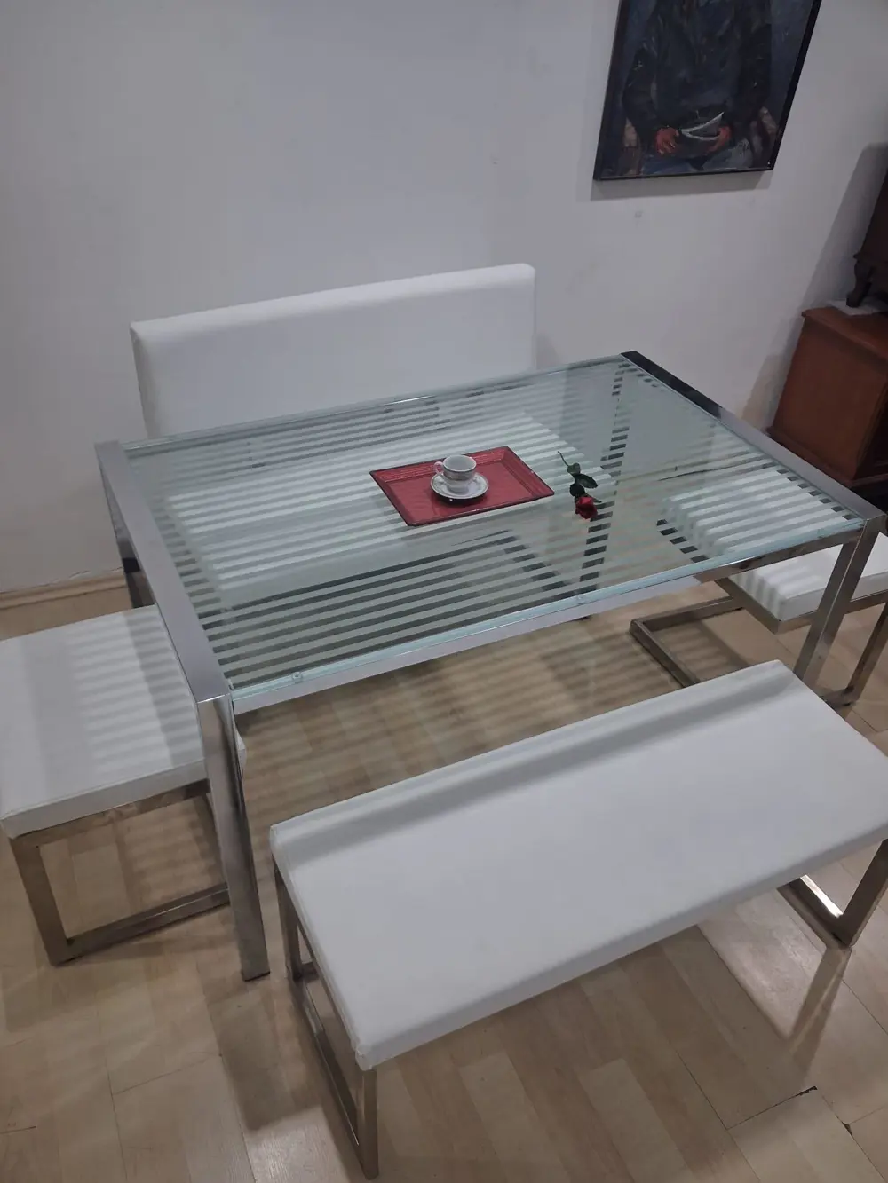 Masa-LOCA BANK tk 17347 Model Metal Nikelaj Suni deri Kırılmaz Te Masa-LOCA BANK tk 17347 Model Metal Nikelaj Suni deri Kırılmaz Te