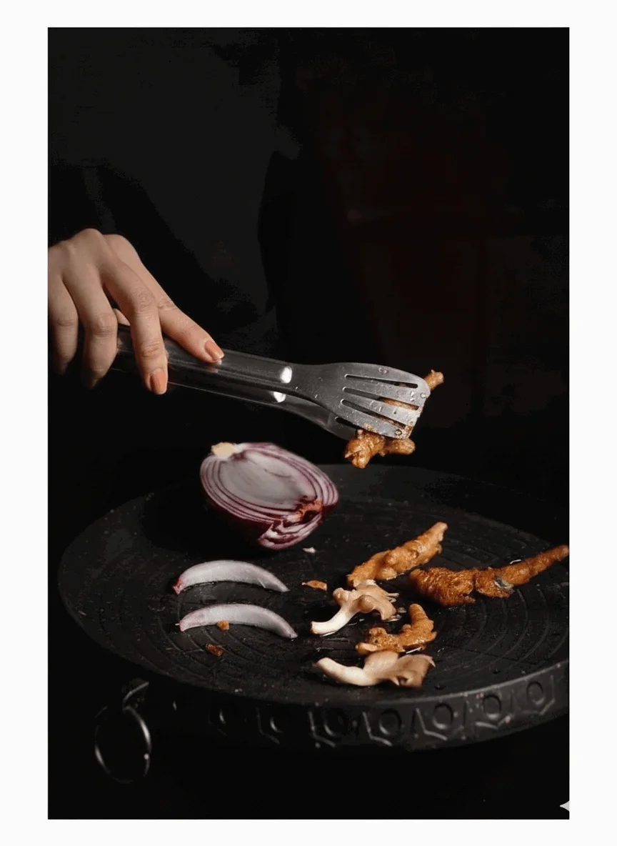 Maşa Paslanmaz Barbekü Maşası - 25 Cm Mutfak Ekmek Maşası