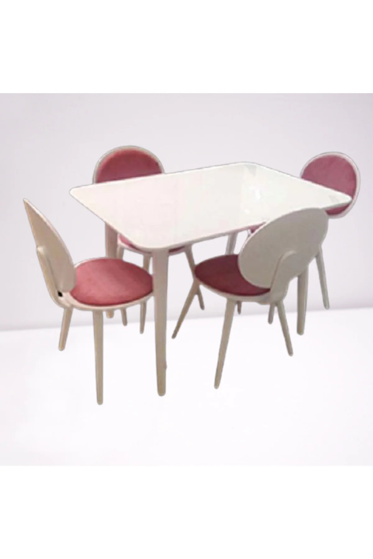 Masa-Sandalye 17775 Papel Takm model Kayın kaplama sandalye Açılır Parlak beyaz Masa-Sandalye 17775 Papel Takm model Kayın kaplama sandalye Açılır Parlak beyaz - Görsel 3