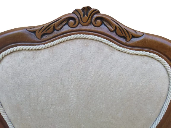 Masa-sandalye 18484 Klasik Model Kayın torna Aslan Ceviz ORTA Açı