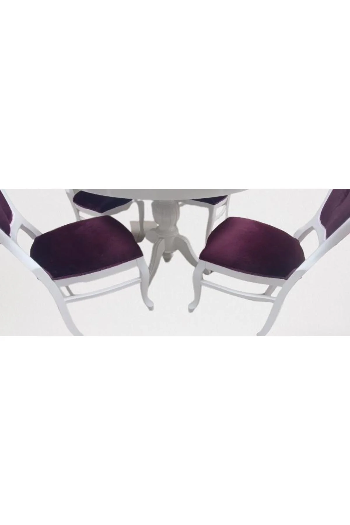 Masa Sandalye 90148 Tk Ihlamur Baba Ayak Model Parlak beyaz MDF Tabla 100 Açılır Masa Sandalye 90148 Tk Ihlamur Baba Ayak Model Parlak beyaz MDF Tabla 100 Açılır - Görsel 2