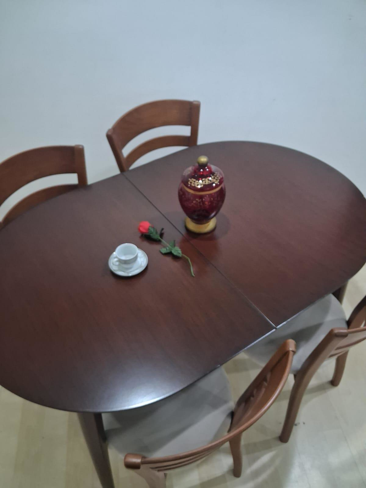 Masa Sandalye 90644 Retro Ayak Model Kayın Retro Açılır Parlak Ko