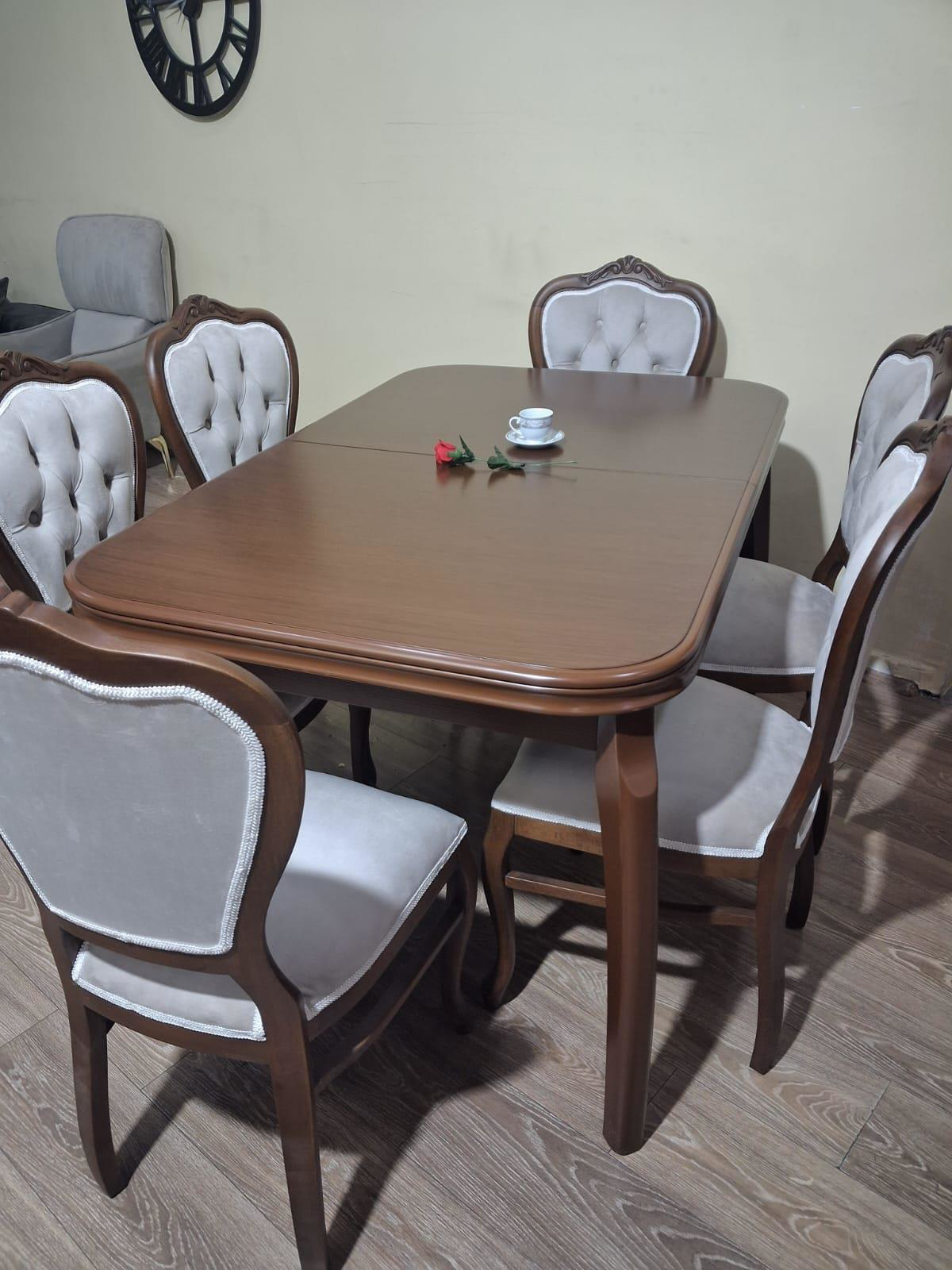 Masa Sandalye 90646 Muz Model Retro Kayın Muz Açılır Parlak Ceviz