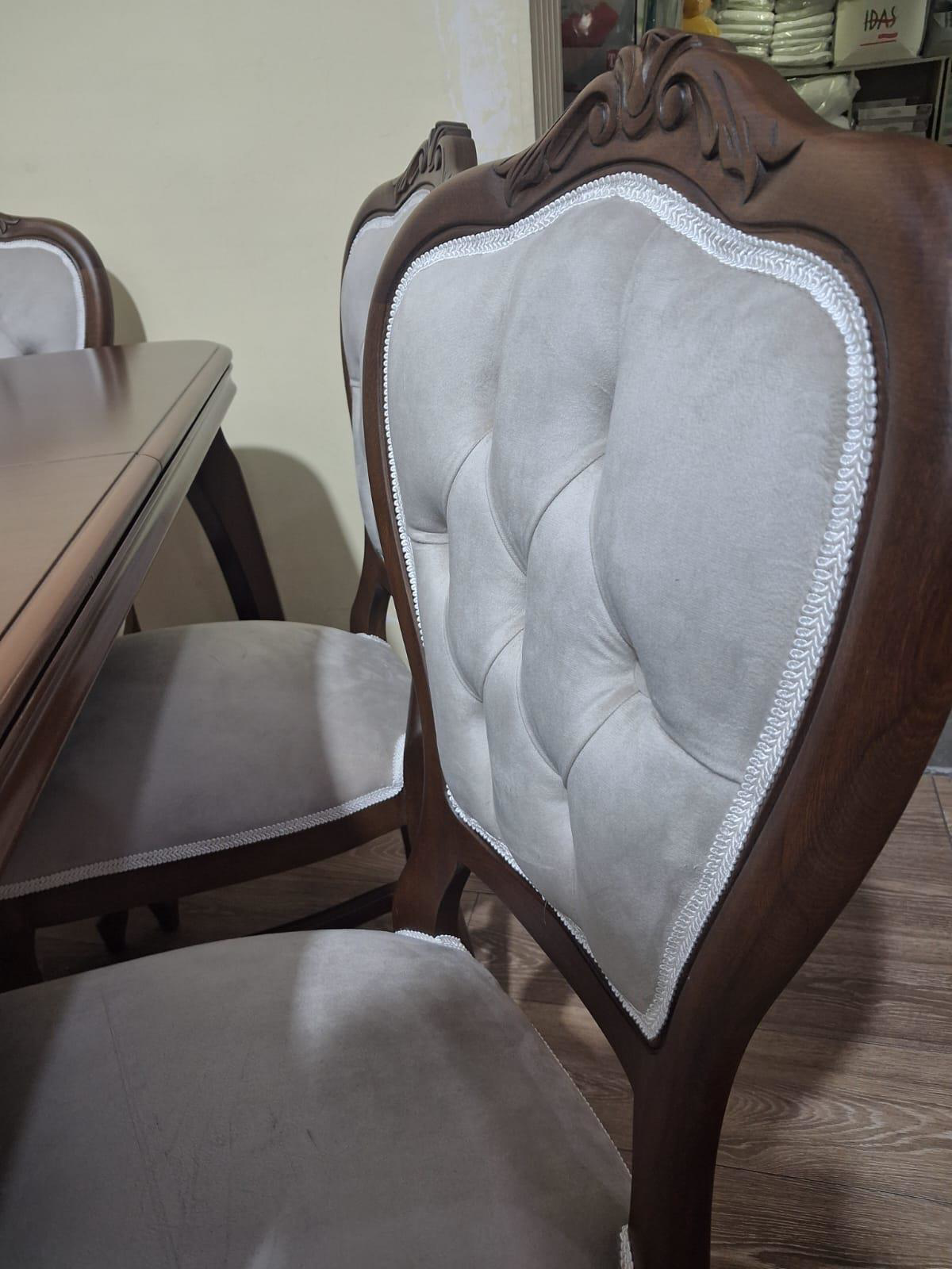 Masa Sandalye 90646 Muz Model Retro Kayın Muz Açılır Parlak Ceviz