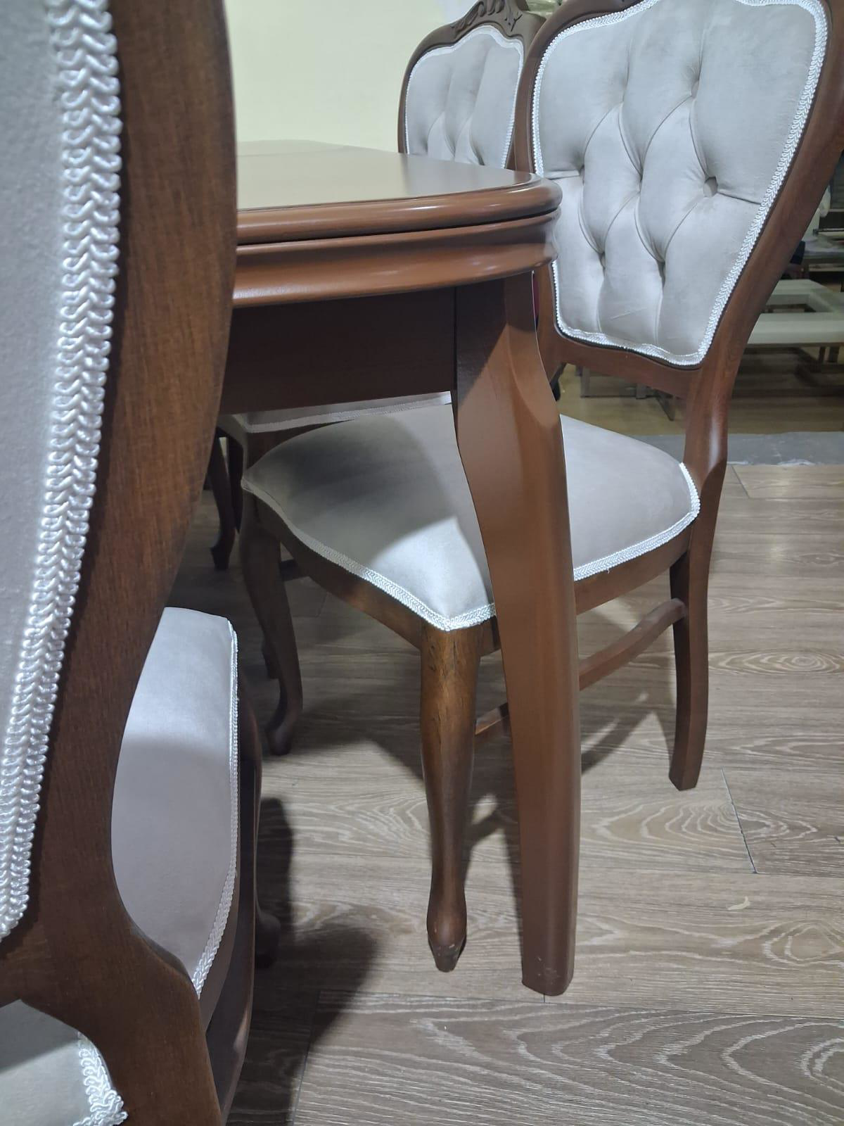 Masa Sandalye 90646 Muz Model Retro Kayın Muz Açılır Parlak Ceviz