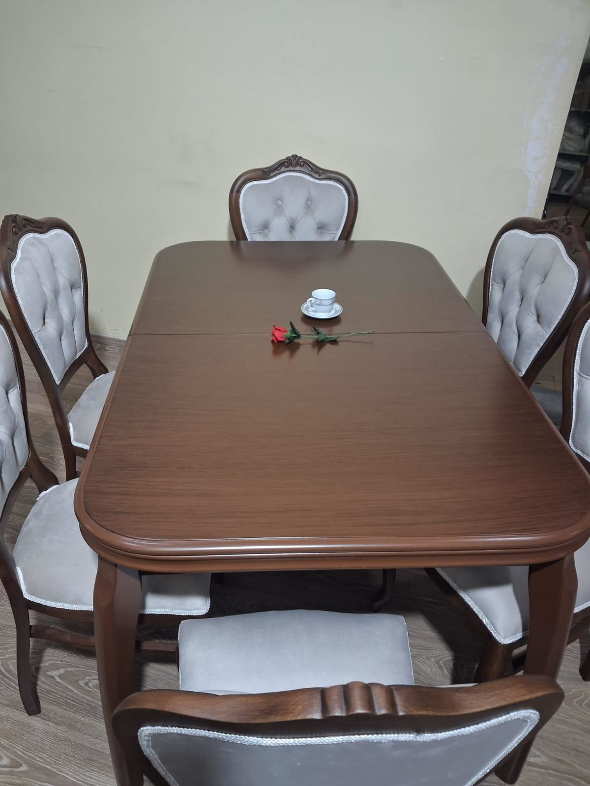 Masa Sandalye 90646 Muz Model Retro Kayın Muz Açılır Parlak Ceviz