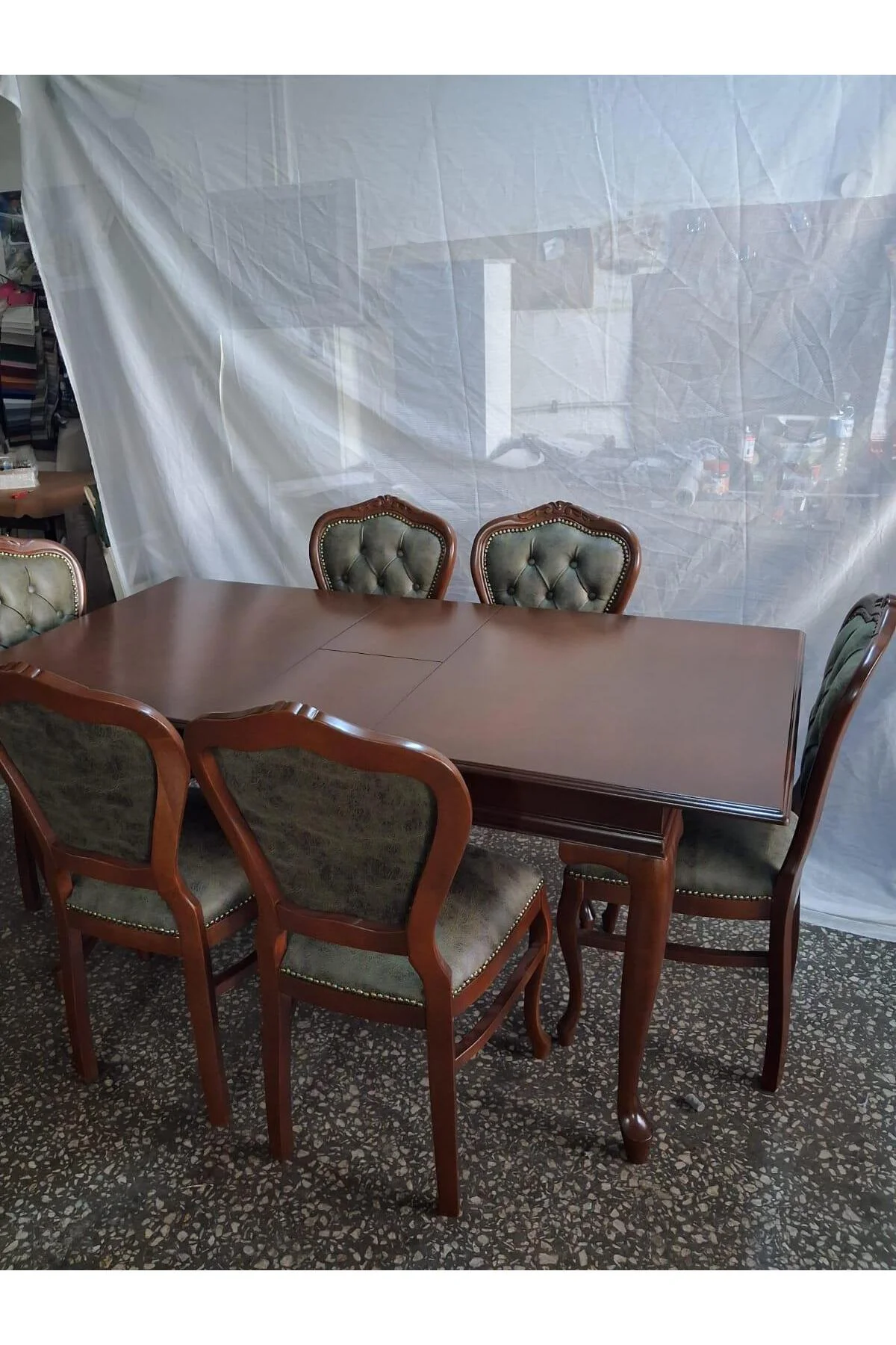 Masa Sandalye Tk 90616 Klasik Model Kayın Aslan Ayak Oymalı Ceviz Orta Açılır Masa Masa Sandalye Tk 90616 Klasik Model Kayın Aslan Ayak Oymalı Ceviz Orta Açılır Masa