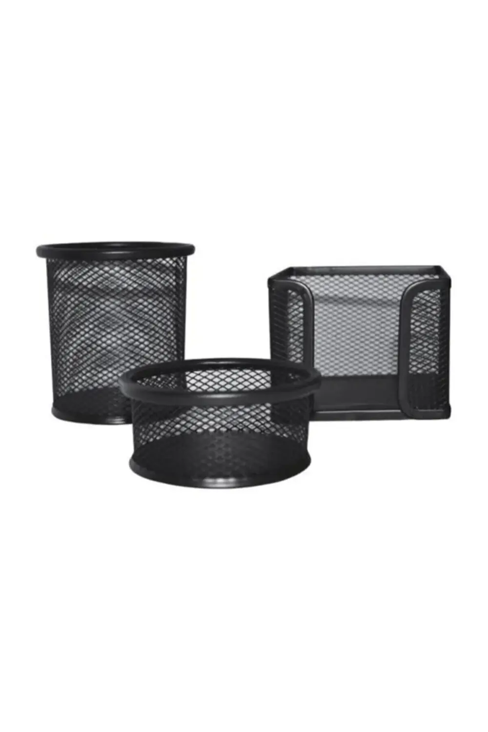 MASA SETİ METAL FİLE SİYAH 3 LÜ SET